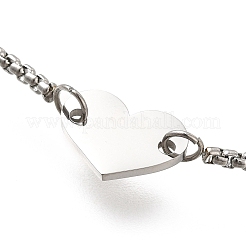 Браслеты-слайдеры из не тускнеющей нержавеющей стали 304 BJEW-M233-06P