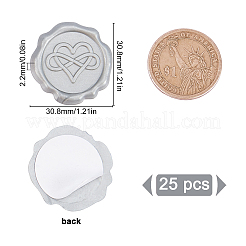 Клейкая сургучная печать наклейки&nbsp;DIY-WH0201-07D