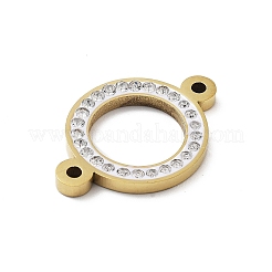 Подвески-коннекторы из нержавеющей стали 304 с кристаллами и стразами&nbsp;STAS-Z091-06G