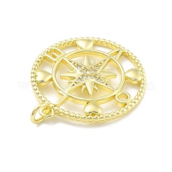 Стойки обшивки латунь микро проложить Циркон подвеску&nbsp;KK-D359-12G