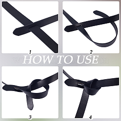 1 шт. ремни с узлом из искусственной кожи&nbsp;AJEW-CL0001-42A