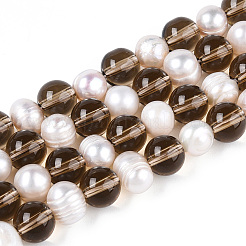 Прозрачные стеклянные бусины&nbsp;PEAR-N019-07