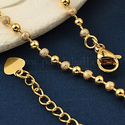 Браслеты из круглой латуни с покрытием стойки для женщин&nbsp;BJEW-G735-01G