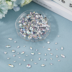 Акриловый кабошоны со стразами&nbsp;DIY-WH20007-239B