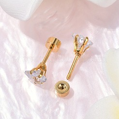 Звездные стеклянные беруши поддельные&nbsp;EJEW-H105-23G-C