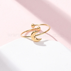 Кольцо-манжета из нержавеющей стали 304 для женщин&nbsp;RJEW-A071-01A-G