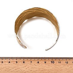 Браслеты-манжеты из нержавеющей стали 304 для женщин&nbsp;BJEW-F509-02A-G