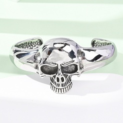 Браслеты-манжеты из хирургической нержавеющей стали 316&nbsp;BJEW-C142-01B-AS