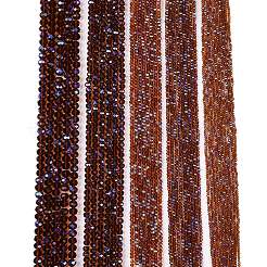 Стеклянные бусины с гальваническим покрытием &nbsp;LS-EGLA-A044-T1mm-L02