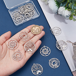 16 шт. 4 стиля подвески из нержавеющей стали 201&nbsp;STAS-UN0061-14