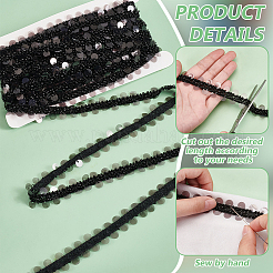 5 ярд пайеток с лентами из стеклянного бисера&nbsp;OCOR-BC0007-67A