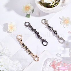 3 шт. 3 цвета pu кожа сплав crub цепь ремень удлинитель для кошелька ремешок для изготовления кошелька&nbsp;PURS-CL0001-11A