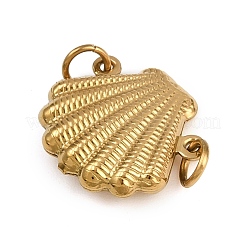 Шармы-соединители в форме ракушки из нержавеющей стали 304&nbsp;STAS-P407-03A-G