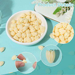 100 шт. бусины из синтетического окрашенного коралла&nbsp;CORA-SC0001-15