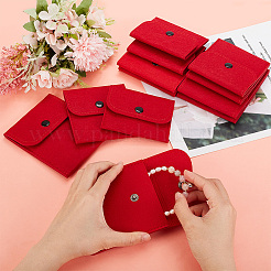 12 шт. 4-х стилистический портативный чехол для карт из фетра&nbsp;ABAG-GA0001-21A