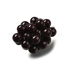 Подвески из акрила из виноградной латуни&nbsp;OACR-R006-05G-02