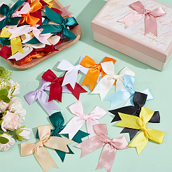 120 шт. бант из двухцветного полиэстера&nbsp;DIY-BC0015-96