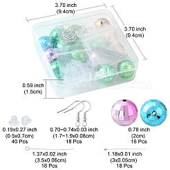 Набор для изготовления сережек с подвесками в виде диско-шаров своими руками&nbsp;DIY-FS0004-02