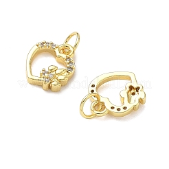 Латунные микро проложить кубического циркония подвески&nbsp;KK-I379-15G-07