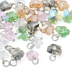 25 шт. 5-х стилевых подвесных светильников из прозрачного стекла с гальваническим покрытием&nbsp;PALLOY-TAC0230