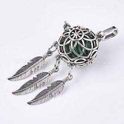 Подвески из сплава с клеткой&nbsp;G-S246-16