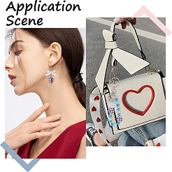 60 шт. тематика дня независимости деревянные европейские бусины схима&nbsp;WOOD-SC0002-01