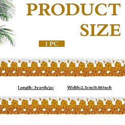 Хлопковая кружевная лента&nbsp;DIY-WH0504-724C