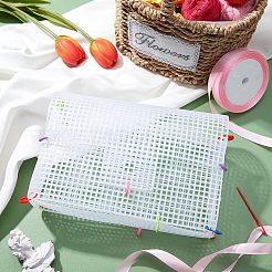 Пластиковые листы холста сетки DIY-WH0257-33