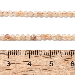 Природный желтый кварц нитей бисера&nbsp;LS-G-RM250104-A8