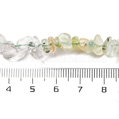 Нити бусин из натурального кварцевого кристалла и пренита&nbsp;G-L610-A03-01