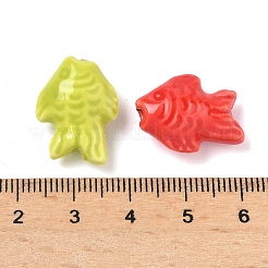 Фарфоровые бусины ручной работы&nbsp;PORC-A030-01B