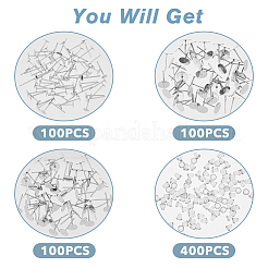 Латунь сеттинги серьга&nbsp;KK-FH0006-38