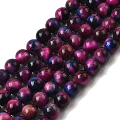 Природных тигровый глаз бисер нитей&nbsp;G-F561-6mm-B09