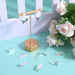 30 шт. латунные серьги-гвоздики&nbsp;KK-SP0001-45S