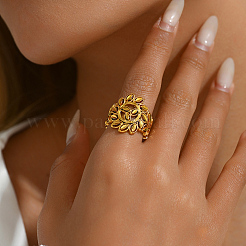 Латунные манжеты открытые кольца для женщин&nbsp;HC6262-3