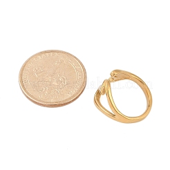 Кольца-манжеты в форме сердца из нержавеющей стали 304 для женщин&nbsp;RJEW-B110-01G