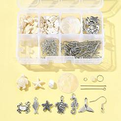 Наборы для самостоятельного изготовления сережек-подвесок в стиле океана&nbsp;DIY-FS0009-27