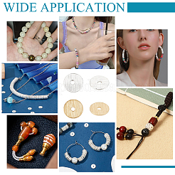 300шт 2 цвета латунные дистанционные бусины&nbsp;KK-PH0010-90B