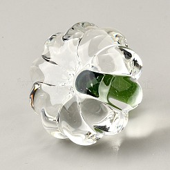 Стеклянные тыквенные витрины украшения&nbsp;DJEW-WH0043-71D-03