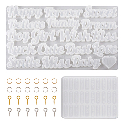 Наборы для изготовления кулонов своими руками&nbsp;DIY-TA0004-30