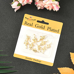 10шт 2 стиля латунные подвески&nbsp;KK-BBC0020-16