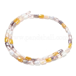 Стеклянные бусины с гальваническим покрытием &nbsp;EGLA-P068-01A-09