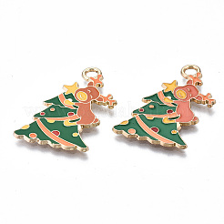 Подвески из экологически чистого сплава с эмалью&nbsp;ENAM-Q437-061-NR