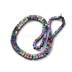 Гальванические бусины из натуральной лавы&nbsp;G-A256-B01-02D