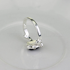 Кольца из сплава с натуральным лазуритом&nbsp;FS-WGF3EDB-02