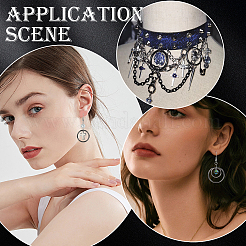 40 шт. 4 стиля соединительных колец из цинкового сплава&nbsp;FIND-SP0002-79B