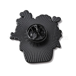 Кот прячется в эмалевых булавках для бонсай&nbsp;JEWB-B032-02EB-01