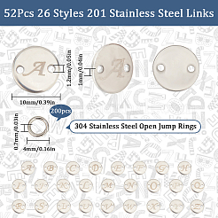 52 шт. 26 стиля 201 звеньев из нержавеющей стали&nbsp;STAS-SC0008-87
