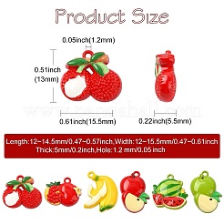 18шт 6 стиля подвески из цинкового сплава&nbsp;FIND-CJ0005-22