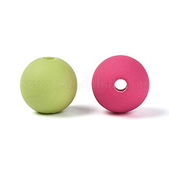 Матовые непрозрачные акриловые бусины&nbsp;FACR-T008-04M-02